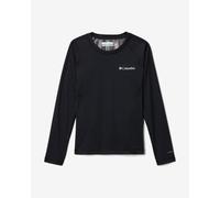 Maillot de corps Columbia Midweight Crew 2 manche longue noir enfant - L