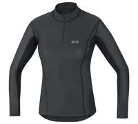Maillot de corps Gore Wear Thermo Winstopper manche longue noir femme - L