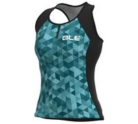 Maillot Alé Solid Triangles débardeur turquoise noir femme - XS