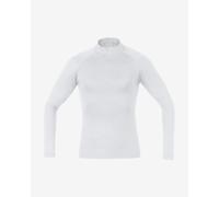 Maillot de corps Gore Wear Thermo avec fermeture éclair manche longue blanc - M