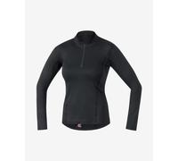 Maillot de corps Gore Wear Thermo avec fermeture éclair manche longue noir femme - L