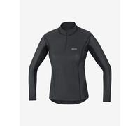 Maillot de corps Gore Wear Thermo Winstopper manche longue noir femme - S