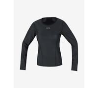 Maillot de corps Gore Wear Winstopper léger manches longues noir femme - S