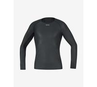 Maillot de corps Gore Wear Winstopper léger manches longues noir - XL