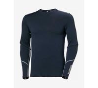 Maillot de corps Helly Hansen Lifa Merino Midweight Crew manche longue bleu océan - XL
