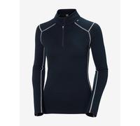Maillot de corps Helly Hansen Lifa Merino Midweight Half Zip bleu nuit femme - L