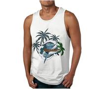 Maillot De Corps Homme Debardeur Homme Coton Tshirt Sport Blanc Debardeurs sous Chemise T Shirt Débardeur Tee Noir Classique Compression 3XL sans Manches Running Vetement Maillots Tricot Gilets Sweat