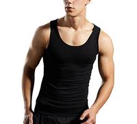 Maillot De Corps Homme Débardeur Homme Gilet sans Manche Été Tshirt Noir T Shirt Col V Tee Gainant Coton Debardeur Compression Caraco Blanc Sport Droite 3XL Vetement Manches Basketball Lot