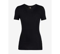 Icebreaker - T-shirt technique en laine de mérinos - W Merino 175 Everyday SS Crewe Black pour Femme en Laine - Taille M - Noir Noir M