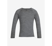 Icebreaker - Sous-vêtement technique en laine de mérinos - K Merino 200 Oasis LS Crewe Gritstone Heather Taille 6 ans, en Laine - Gris Gris 6 ans