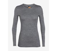 Maillot de corps Icebreaker 200 Oasis manche longue gris femme - XS
