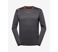 La Sportiva TOUR LONG SLEEVE Men L64 Carbon/Cherry Tomato Gris S