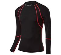 Maillot de corps manches longues Airvent Transtex Light Turtleneck noir/rouge 2XL