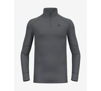 Odlo - Première couche technique - BL Top Turtle Neck LS Half Zip Active X-Warm Odlo Steel Grey Melange pour Homme - Taille S - Gris Gris S