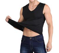 Maillot de corps pour homme blanc extensible : débardeur de sport pour homme - Couleur unie - Respirant - Séchage rapide - Survêtement léger - T-shirt de plage - Haut aéré - Doux - T-shirt musculaire