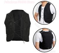 Maillot de corps pour Sports de plein air, course à pied, avec sac à dos d'hydratation de grande capacité, cyclisme d'hiver, Marathon noir