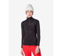 Maillot de corps Rossignol Classique Half Zip noir mat femme - L