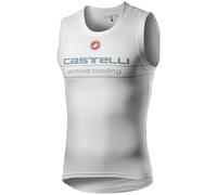 castelli Active Cooling Sleeveless T-Shirt Homme, Silver Gray, XL