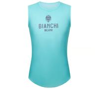 Santini Bianchi Milano Core 2025 Sleeveless Base Layer Bleu M