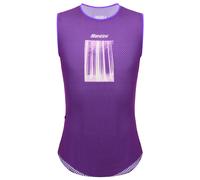 Santini Liege Bastogne Sleeveless Base Layer Violet XL Homme