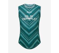 Maillot de corps sans manches Santini Maillot Jaune Col du Tourmalet vert - XL-XXL