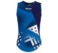 Maillot de corps sans manches UCI WORLD CHAMPIONSHIP City Grid 2023 bleu XL