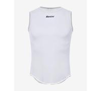 Santini Lieve Sleeveless Base Layer Blanc M Homme
