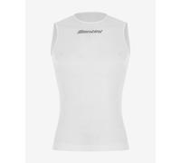 Maillot de corps Santini Rete sans manches blanc - XS-S