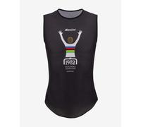 Maillot de corps Santini x UCI Goodwood 1982 sans manches noir - XS-S