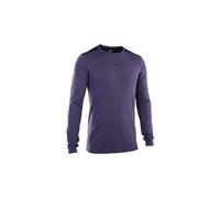 Maillot de corps vtt manches longues ion merinos violet homme
