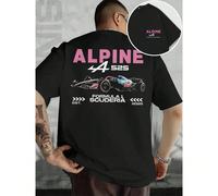 Maillot de course Alpine A525 F1 fabriqué dans un matériau de haute qualité, coupe confortable, respirant, style hip-hop urbain, imprimé accrocheur, imprimé des deux côtés. L,M,S,XL,XXLgraphique,Lettr