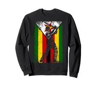 Maillot de Cricket avec Drapeau du Zimbabwe Sweatshirt