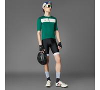 Maillot de cyclisme adidas Heritage Tempo 3 bandes Collegiate Green / Chalk White S