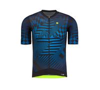 Maillot manches courtes Checkers bleu M
