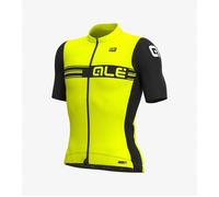 Maillot De Cyclisme ALE' GRAPHICS PR-S LOGO Été Jaune Fluo