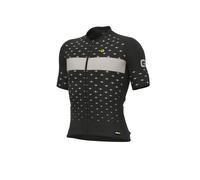Maillot De Cyclisme ALE' PR-R STARS Noir-Taupe