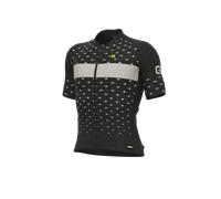 Maillot De Cyclisme ALE' PR-R STARS Noir-Taupe