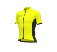 Maillot De Cyclisme ALE' SOLID COLOR BLOCK Jaune Fluo