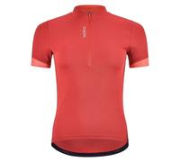 Maillot de cyclisme demi-zip ODLO Essential (american beauty - cayenne) femme M