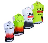 Maillot de cyclisme EFAPEL Vert Fluorescent 2026 Émirats Arabes Unis - Gilet de cyclisme sans manches pour hommes et femmes - Ropa Ciclismo - Maillot de vélo vert