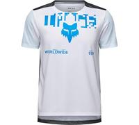 Maillot de Cyclisme Fox Junior Ranger Digi Image, Blanc, YS