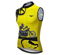 Maillot de cyclisme gilet vélo chemise sans manches pour homme S-3XL réfléchissant 3-poches