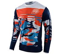 Maillot De Cyclisme Hommes Manches Longues VTT Jersey Maillot De Vélo Vetement Respirant Séchage Cyclisme Tee Shirt Montagne Cycliste Vélo De Vetement Costume Fitness Hauts (Color-25,4XL)