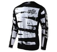 Maillot De Cyclisme Hommes Manches Longues VTT Jersey Maillot De Vélo Vetement Respirant Séchage Cyclisme Tee Shirt Montagne Cycliste Vélo De Vetement Costume Fitness Hauts (Color-21,5XL)