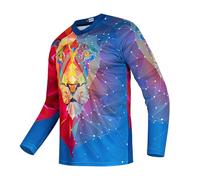 Maillot de cyclisme pour enfant Downhill Shirts Années Filles Garçons Vélo VTT Vêtements Enfants Manches Longues Powersports Vélo BMX Tops, Couleur 30, 12 ans