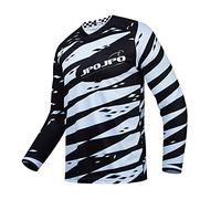 Maillot de cyclisme pour enfant Downhill Shirts Années Filles Garçons Vélo VTT Vêtements Enfants Manches Longues Powersports Vélo BMX Tops, 12 A, 14 ans