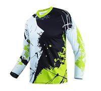 Maillot de cyclisme pour enfant Downhill Shirts Années Filles Garçons Vélo VTT Vêtements Enfants Manches Longues Powersports Vélo BMX Tops, 23 g, 12 ans