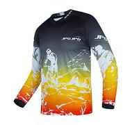 Maillot de cyclisme pour enfants Maillots de descente 4-14 ans Filles Garçons Vélo VTT Vêtements enfant Manches longues Sports motorisés Vélo BMX Hauts, 21, 12 ans