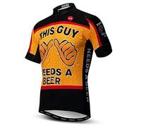 Maillot de cyclisme pour homme à manches courtes T-shirt hauts avec motif tête de mort 3 poches réfléchissant S-3XL, 35, XL