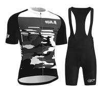 Maillot De Cyclisme Pour Hommes, Combinaison De Triathlon Rembourrée 9D, Respirante Et À Séchage Rapide - Body Une Pièce À Manches Courtes Pour L'entraînement À Vélo (Color-08-B,M)